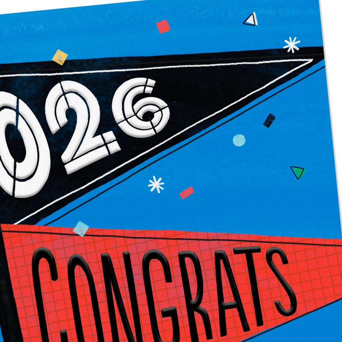 Hallmark : Celebrating You Today Pennants 2026 Graduation Cards