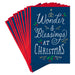Hallmark Wonder and Blessings religious Christmas cards, pack of 10, featuring a faith-inspired Christmas design and uplifting message.