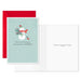 Hallmark Snowman With Greenery Christmas Thank You Cards pack of 10 featuring a cheerful snowman and festive greenery