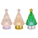 9" LED Blowing Glitter Trees - Assorted 1 at random - 9" LED Blowing Glitter Trees - Assorted 1 at random