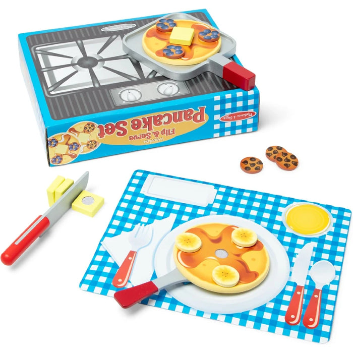 A tower of wooden blocks showcasing fruit and chocolate designs, stacked neatly on a plain background.