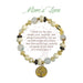 A beautiful bracelet featuring the word "Mom," representing a heartfelt gift celebrating maternal love and connection.