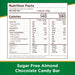 A box showcasing sugar-free chocolate bars, emphasizing a variety of flavors and an eye-catching package design.