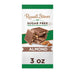 A neatly arranged box of sugar-free chocolate bars, highlighting their appealing packaging and variety of flavors.