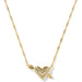 Polished gold-tone finish for lasting style
