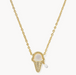Kendra Scott :Ice Cream Gold Pendant Necklace