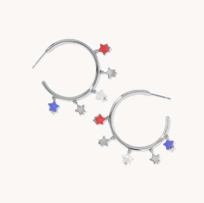 Kendra Scott :Camila Silver Hoop Earrings