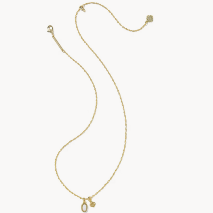 Kendra Scott : Mini Elisa Dira Gold Necklace
