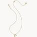 Kendra Scott : Mini Elisa Dira Gold Necklace
