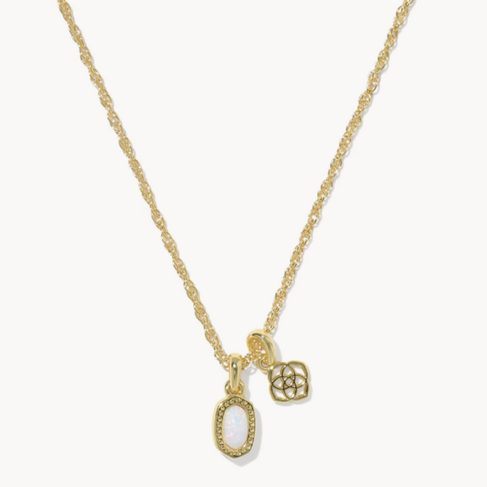 Kendra Scott : Mini Elisa Dira Gold Necklace