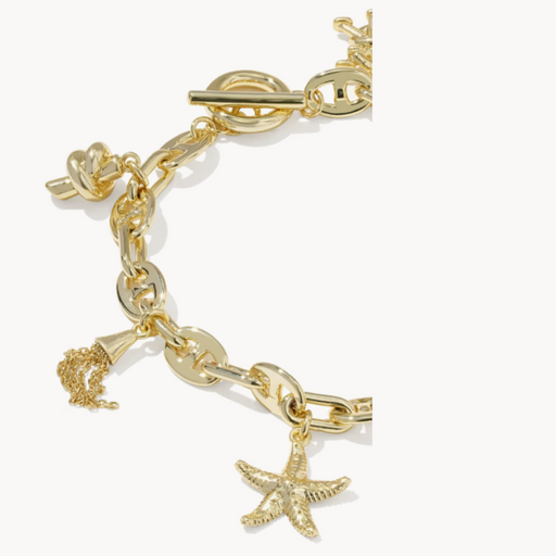 Kendra Scott : Parker Charm Gold Bracelet
