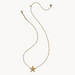 Kendra Scott : Parker Starfish Vintage Gold Pendant Necklace
