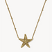 Kendra Scott : Parker Starfish Vintage Gold Pendant Necklace