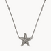 Kendra Scott : Parker Starfish Vintage Silver Pendant Necklace