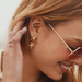 Kendra Scott : Parker Starfish Gold Earrings
