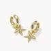Kendra Scott : Parker Starfish Gold Earrings