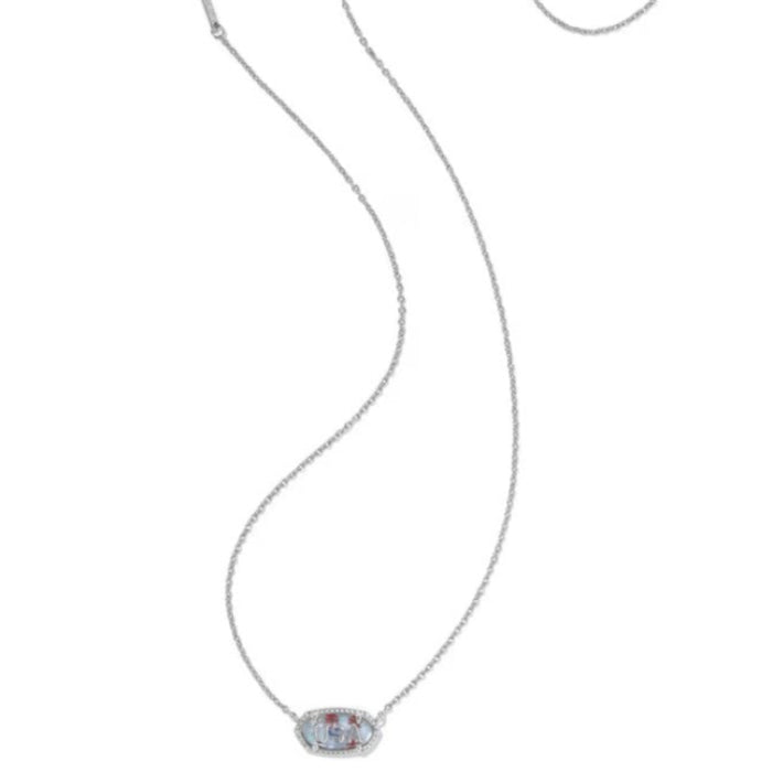 Kendra Scott : Elisa USA Silver Short Pendant Necklace