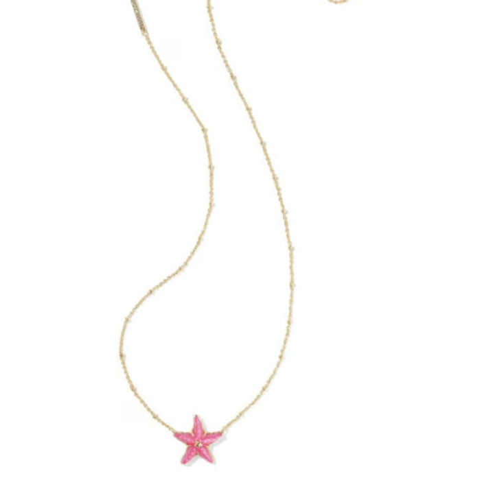 Parker Starfish Gold Pink Necklace