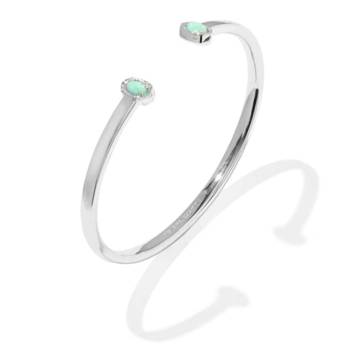 Mini Elton Silver Cuff Bracelet