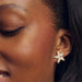 Parker Starfish Gold Stud Earrings

