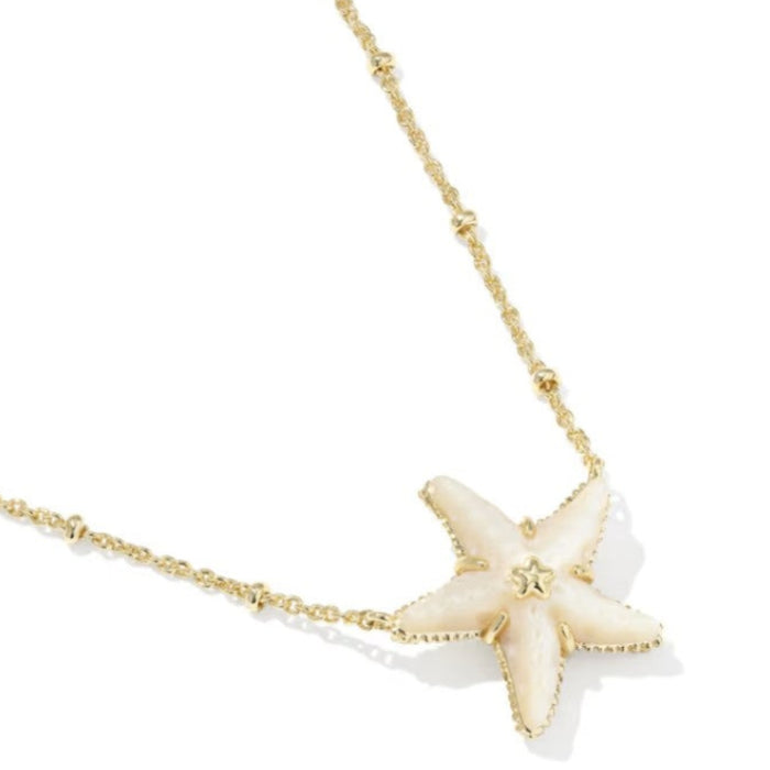 Parker Starfish Gold Short Pendant Necklace

