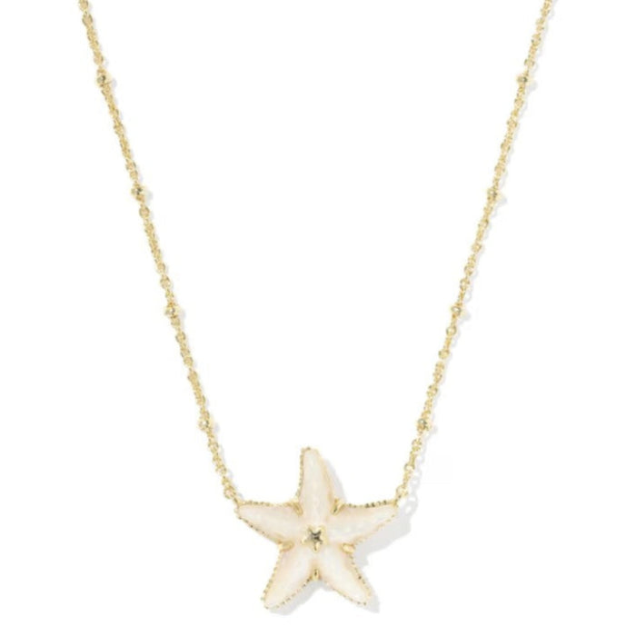 Parker Starfish Gold Short Pendant Necklace