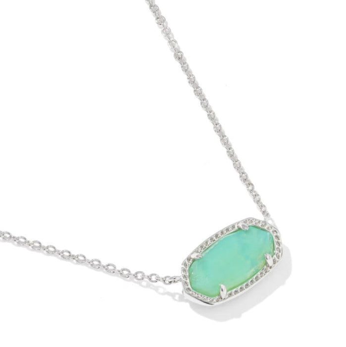 Elisa Silver Abalone Pendant Necklace