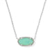 Elisa Silver Abalone Pendant Necklace