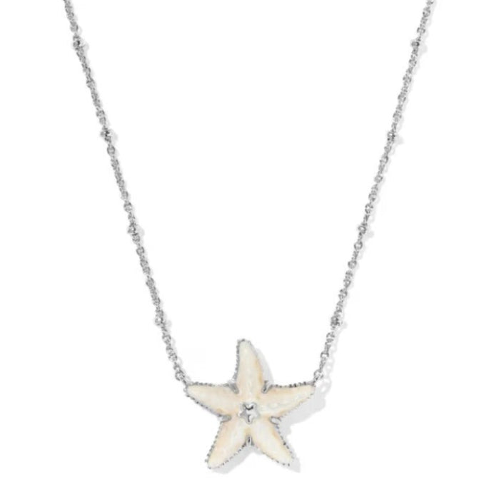 Parker Starfish Silver Mother of Pearl Necklace