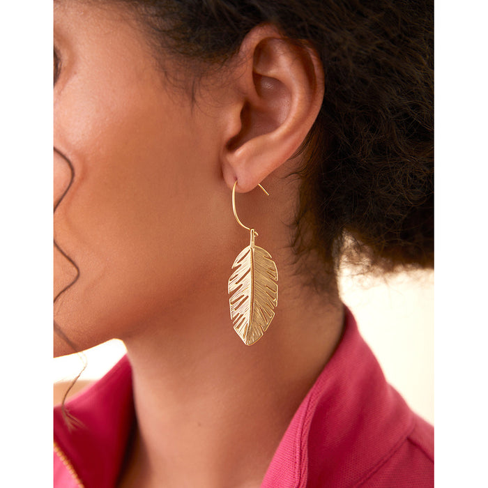 Spartina 449 : Calathea Leaf Earrings