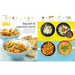 Recipe card for squash and coconut curry with step-by-step instructions and ingredients.
