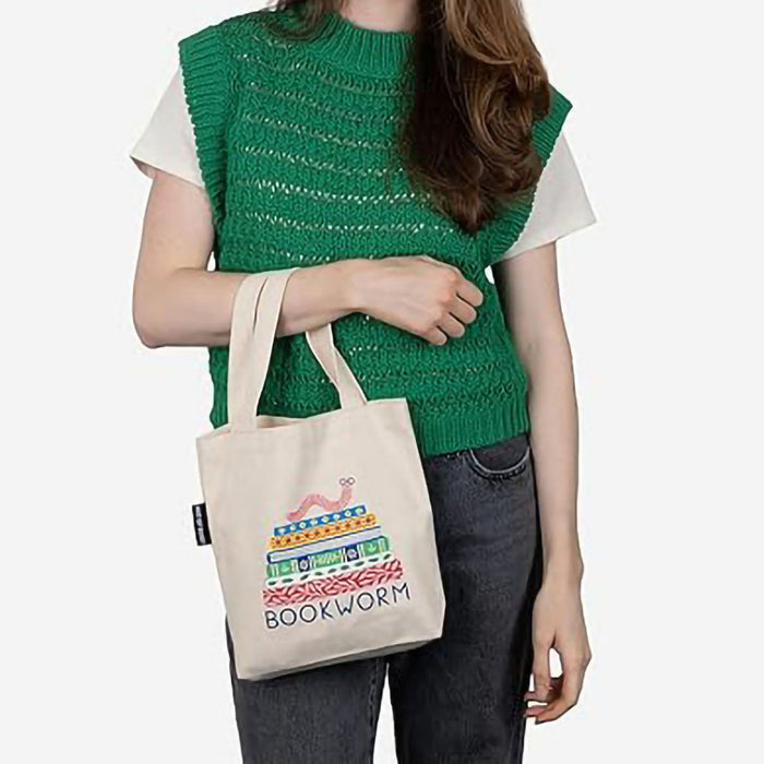 Penguin Random House : Out of Print Bookworm Mini Tote Bag at Annie's Hallmark