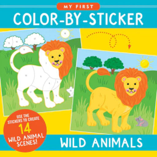 My First Color-by-Sticker Wild Animalsis perfect for young children who love sticker art