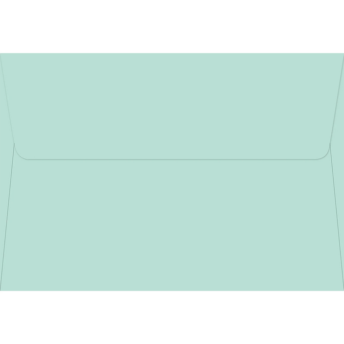 Light blue envelope with a white background