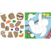 Color-by-sticker artwork of rainforest animals, highlighting a playful and colorful approach to creative activities.