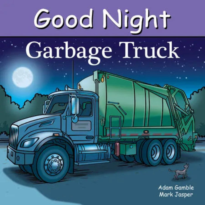 This Good Night Garbage Truck board book gives young readers an exciting ride through a busy garbage collection route.