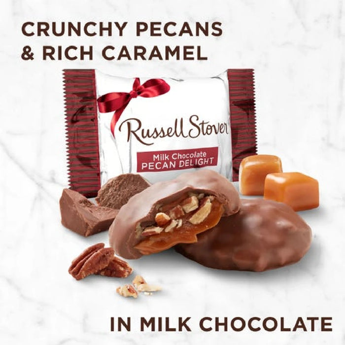 Russell Stover : Milk Chocolate Pecan Delight Favorites