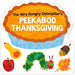 The Very Hungry Caterpillar's Peekaboo Thanksgiving Book by Penguin Random House, colorful interactive Thanksgiving board book for babies and toddlers.