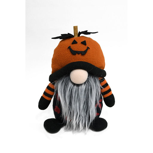 9.84" LED Mr. Pumpkin Head Gnome Shelf Sitter - 9.84" LED Mr. Pumpkin Head Gnome Shelf Sitter