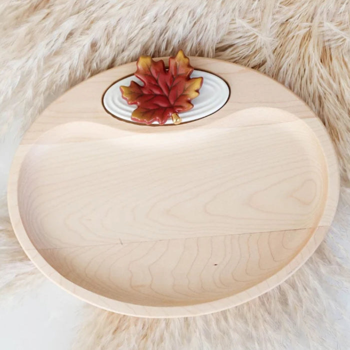 Falling For You Leaf Mini with a sweet romantic sentiment and leaf-inspired design.