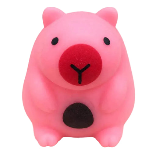 Gretchen’s Designs Cute Crunchy Capybara Block Squishy Toy featuring an adorable capybara character and crunchy block-style filling.