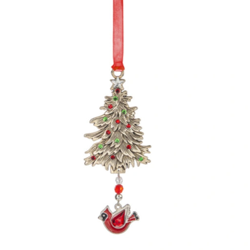 This Ganz Cardinal Christmas Tree Ornament brings a beautiful nature-inspired touch to your holiday décor.