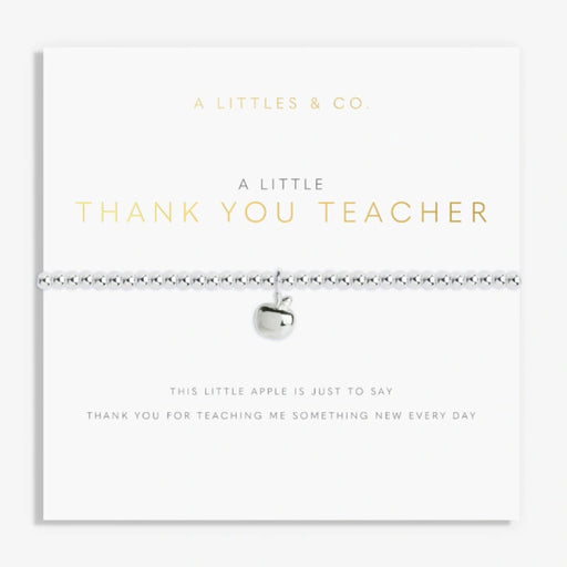 This A Littles & Co A Little Thank You Teacher Bracelet is a thoughtful way to show appreciation for a teacher’s dedication and support.