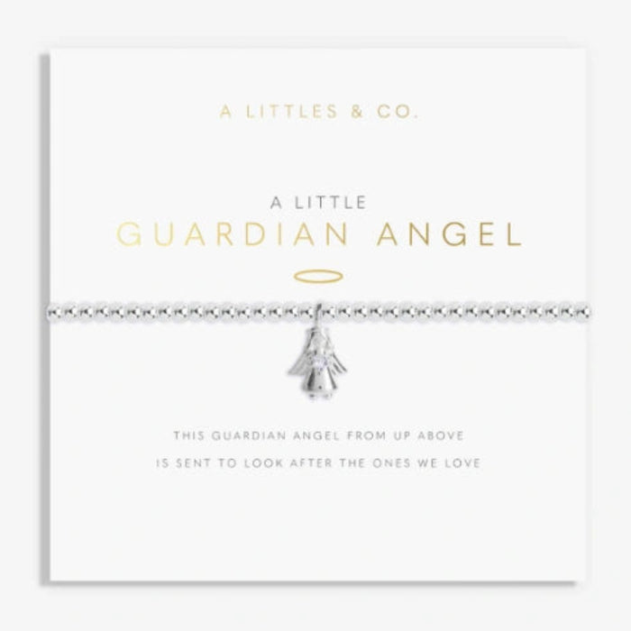 This A Littles & Co A Little Guardian Angel Bracelet offers a meaningful symbol of comfort, protection, and love.