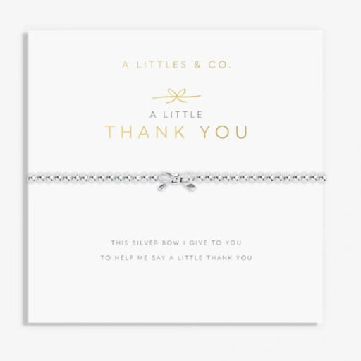 This A Littles & Co A Little 'Thank You' Bracelet is a sweet way to show genuine appreciation for someone special.