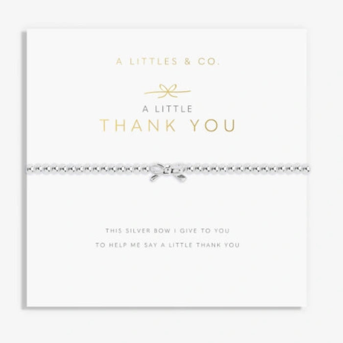 This A Littles & Co A Little 'Thank You' Bracelet is a sweet way to show genuine appreciation for someone special.