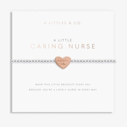 This A Littles & Co A Little 'Caring Nurse' Bracelet makes a thoughtful gift for a special nurse. It celebrates the care, kindness, and support nurses give every day. 