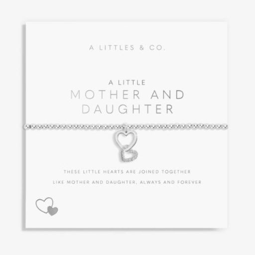 This A Littles & Co A Little 'Mother And Daughter' Bracelet celebrates the special bond between a mother and daughter.