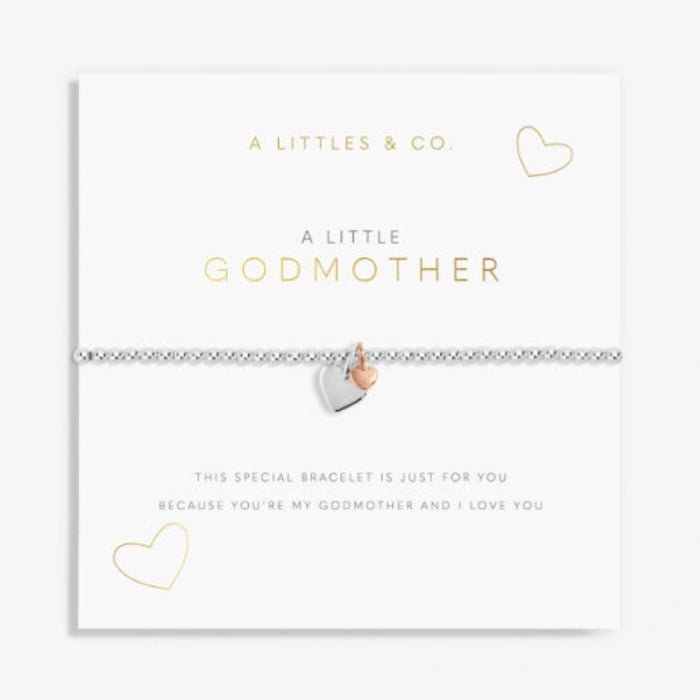 This A Littles & Co A Little 'Godmother' Bracelet is a sweet gift for a special godmother.