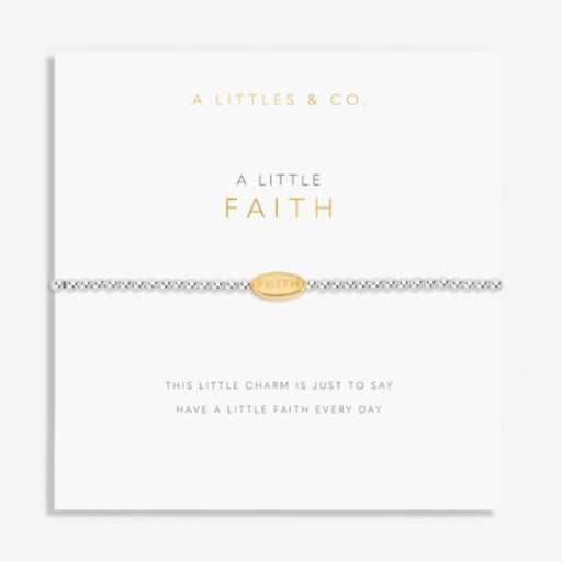 This A Littles & Co A Little 'Faith' Bracelet is a meaningful gift for someone special.
